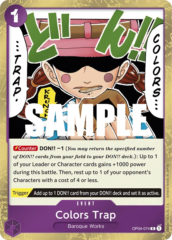 Colors Trap - OP04-074 Colors Trap - OP04-074
