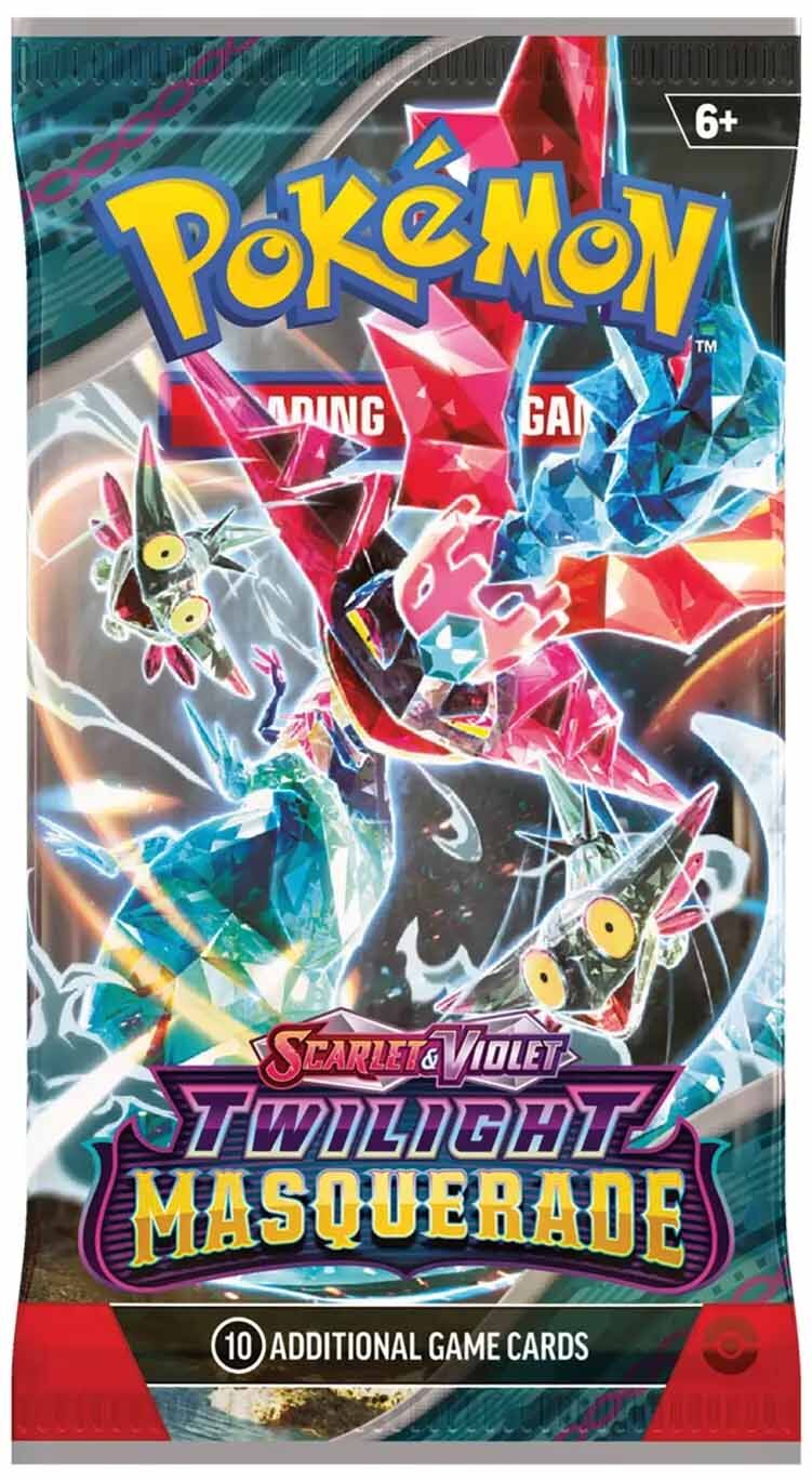 Pokémon TCG: Scarlet & Violet Twilight Masquerade Booster Pack (10 Cards) - EN Pokémon TCG: Scarlet & Violet Twilight Masquerade Booster Pack (10 Cards) - EN