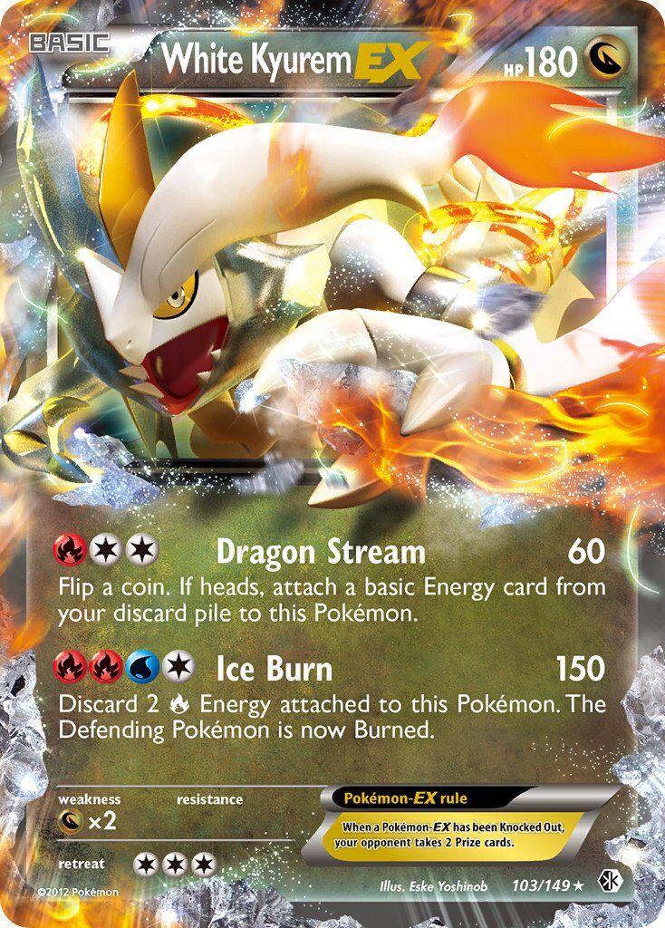 White Kyurem-EX - 103/149 - EN White Kyurem-EX - 103/149 - EN