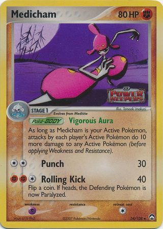 Medicham - 34/108 - Reverse Holo - EN