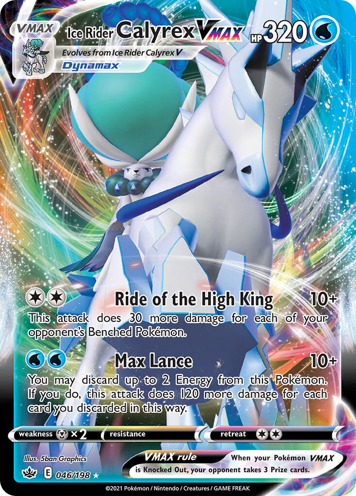 Ice Rider Calyrex VMAX - 046/198 - EN Ice Rider Calyrex VMAX - 046/198 - EN