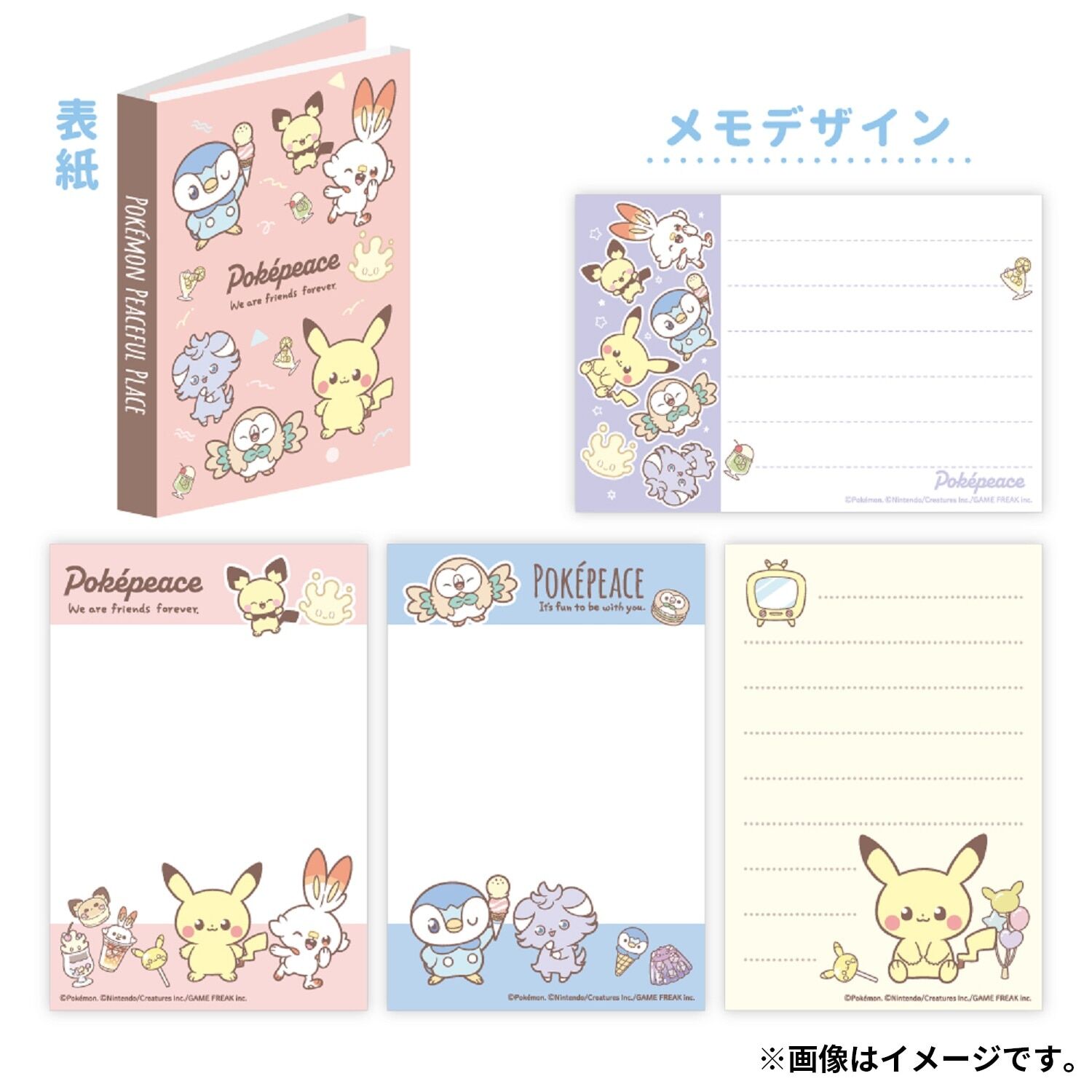 4979274898698_l Pokémon Center Original Note MEMO Pokepiece
