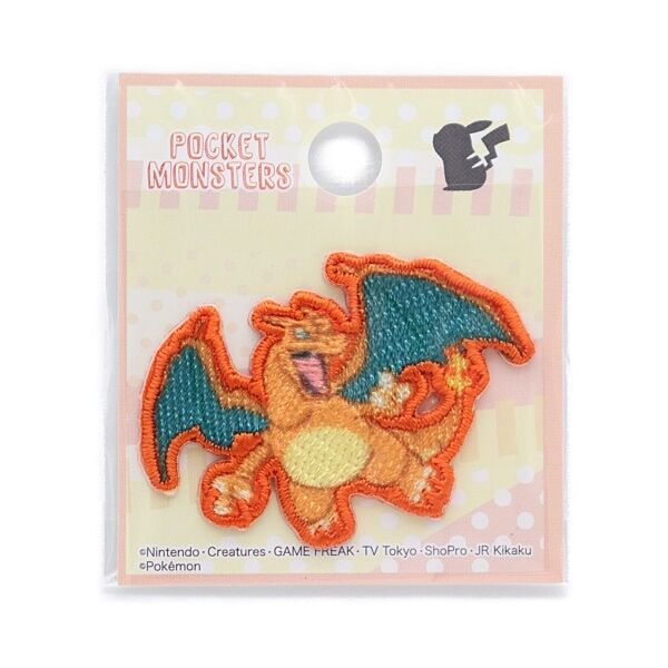 Pokemon Charizard Embroidery Seal Patch Pokemon Charizard Embroidery Seal Patch