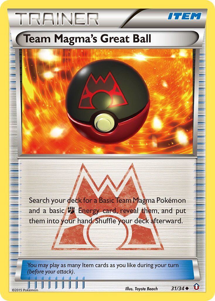 Team Magma’s Great Ball - 31/34 - EN Team Magma’s Great Ball - 31/34 - EN