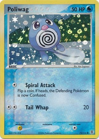 Poliwag - 75/112 - Reverse Holo - EN