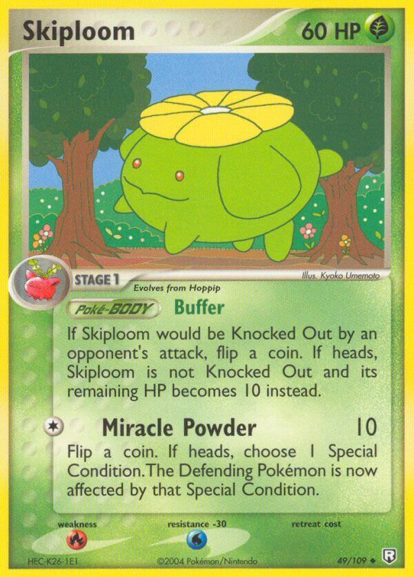 Skiploom - 49/109 - Reverse Holo - EN