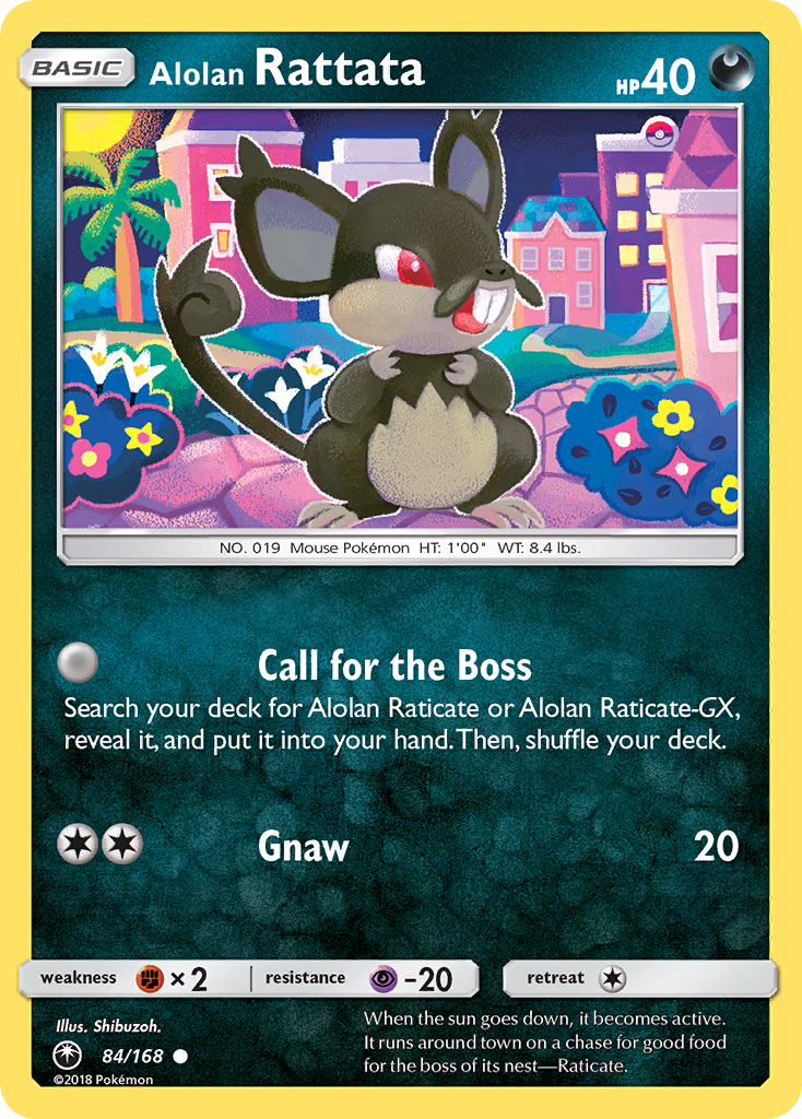 Alolan Rattata - 84/168 - EN Alolan Rattata - 84/168 - EN