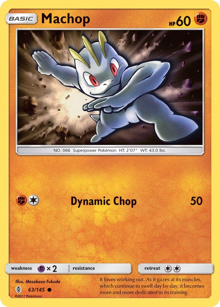Machop - 63/145 - Pokémon TCG - Lightly Played - EN