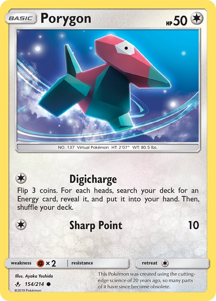 Porygon - 154/214 - EN