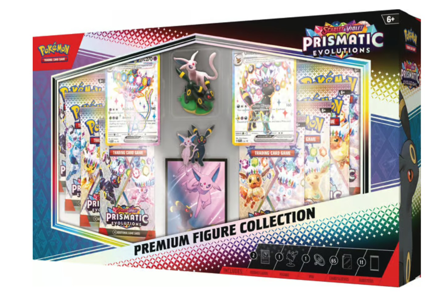 Pokémon TCG: Scarlet & Violet Prismatic Evolutions Premium Figure Collection Box - EN