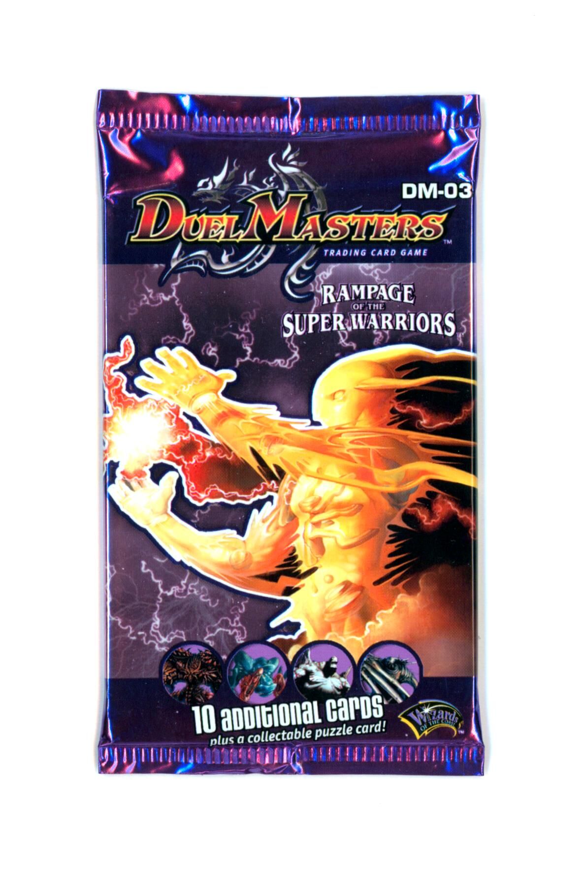 Rampage of the super Warriors Duel Masters TCG Booster Pack DM03 - EN Rampage of the super Warriors Duel Masters TCG Booster Pack DM03 - EN