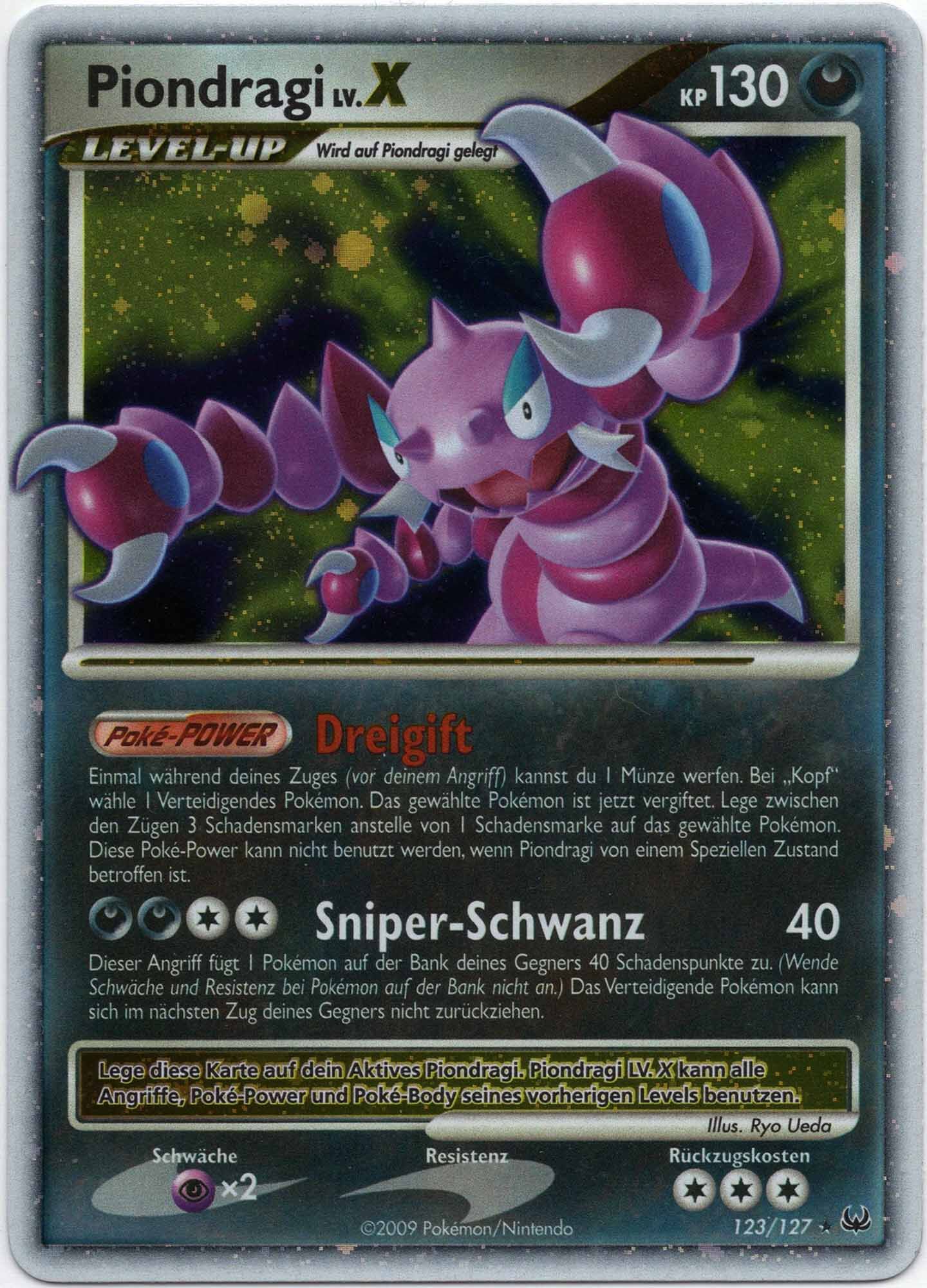 Piondragi LV.X - 123/127 - Pokémon TCG (Near Mint)