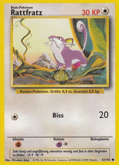 Rattfratz 061/102 - Pokémon TCG