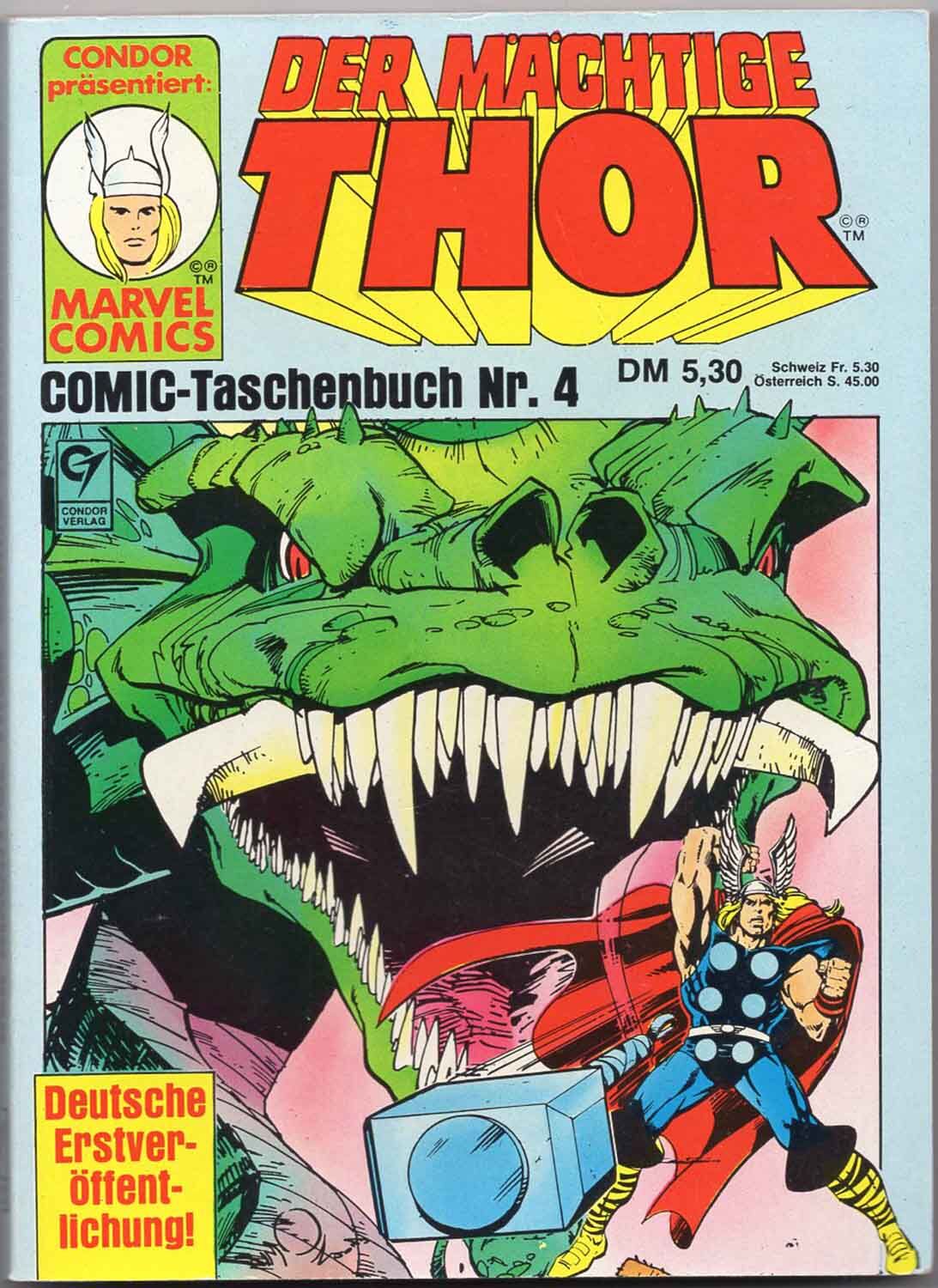 thor_taschenbuch_condor_4 Thor Taschenbuch #4 - Zustand 1-2 Fein