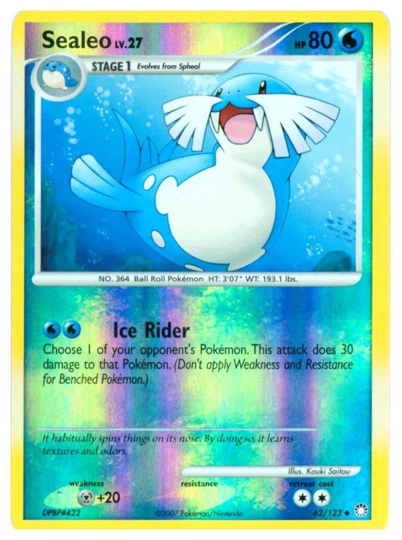 sealeo-62-123-pokemon-tcg-near-mint-de Sealeo - 62/123 - Pokémon TCG - Near Mint - EN