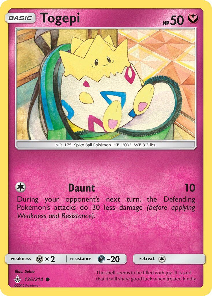Togepi - 136/214 - EN Togepi - 136/214 - EN