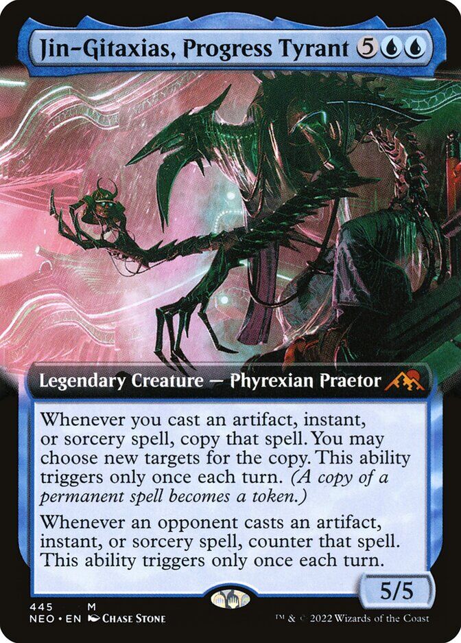 Jin-Gitaxias, Progress Tyrant - NEO 445 - Foil - EN - NM