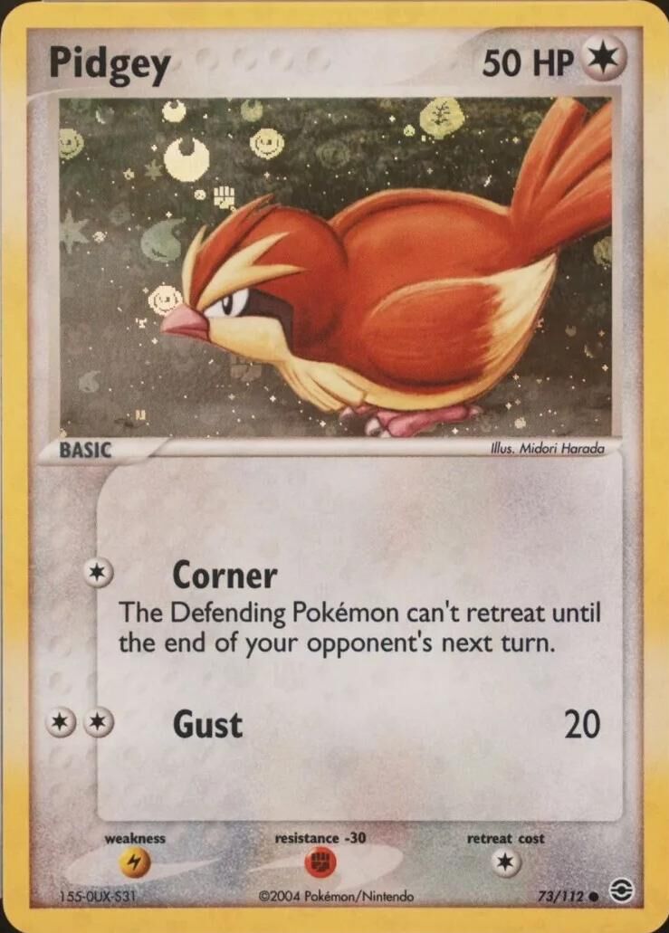 Pidgey - 73/112 - Reverse Holo - EN