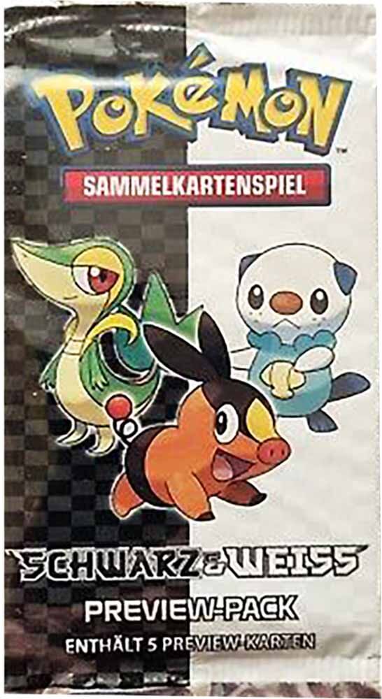 Pokémon Schwarz & Weiss Preview-Pack Booster - DE