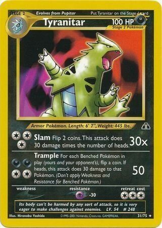 Tyranitar - 31/75 - Unlimited - EN Tyranitar - 31/75 - Unlimited - EN