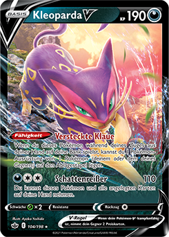 kleoparda-v-104-264-pokemon-tcg-near-mint-en Kleoparda V - 104/198 - Pokémon TCG - Near Mint - DE