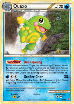 Quaxo - 7/95 - Reverse Holo - Pokémon TCG - Near Mint