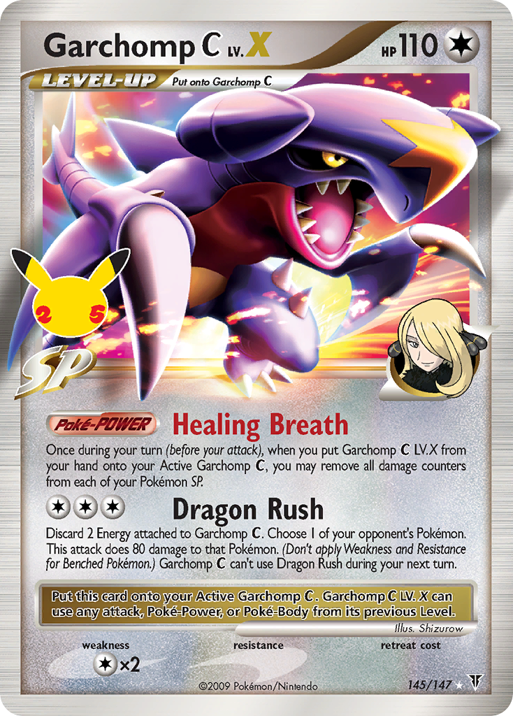 Garchomp C LV.X - 145/147 - EN Garchomp C LV.X - 145/147 - EN