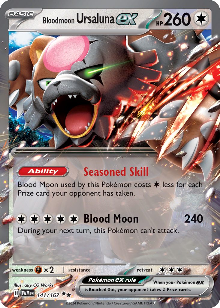 Bloodmoon Ursaluna ex - 141/167 - EN Bloodmoon Ursaluna ex - 141/167 - EN