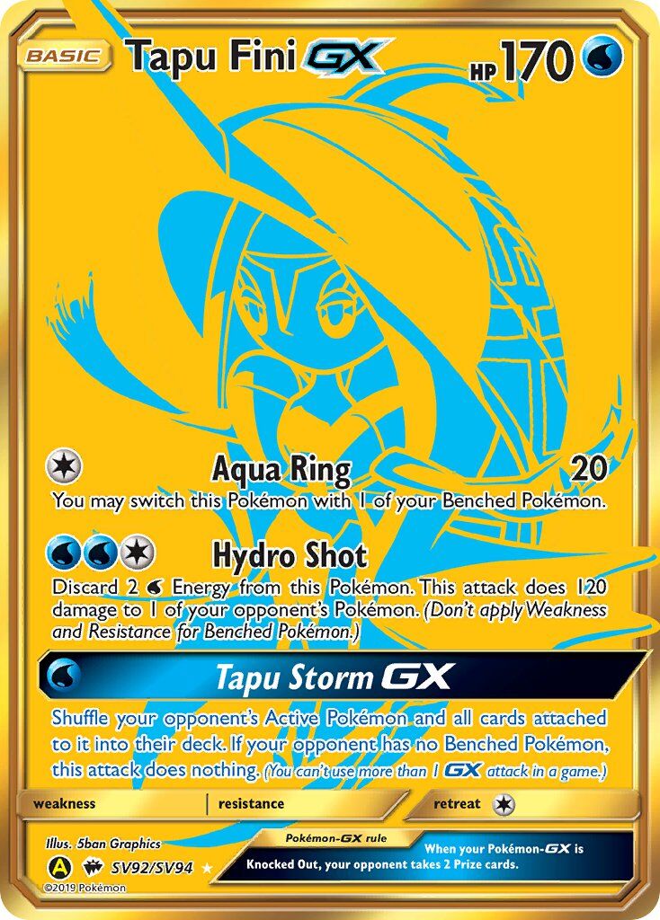 Tapu Fini-GX - SV92/SV94 - EN Tapu Fini-GX - SV92/SV94 - EN