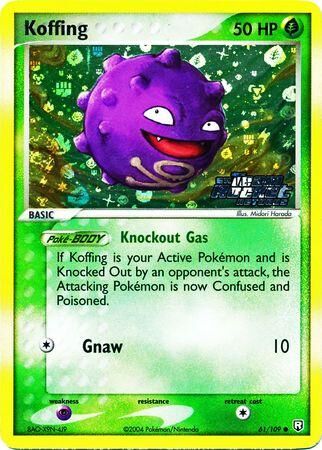 Koffing - 61/109 - Reverse Holo - EN Koffing - 61/109 - Reverse Holo - EN