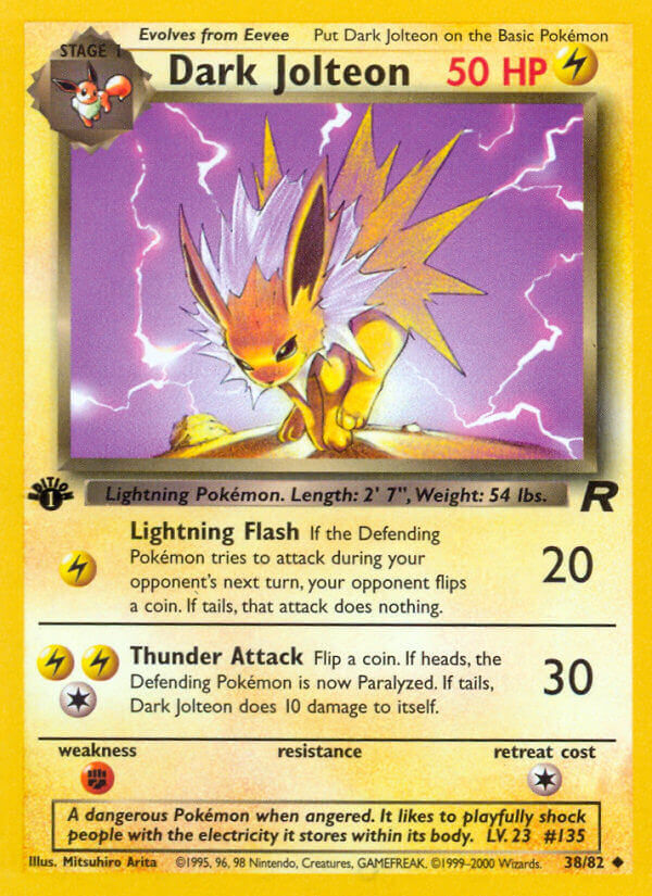 Dark Jolteon - 38/82 - EN