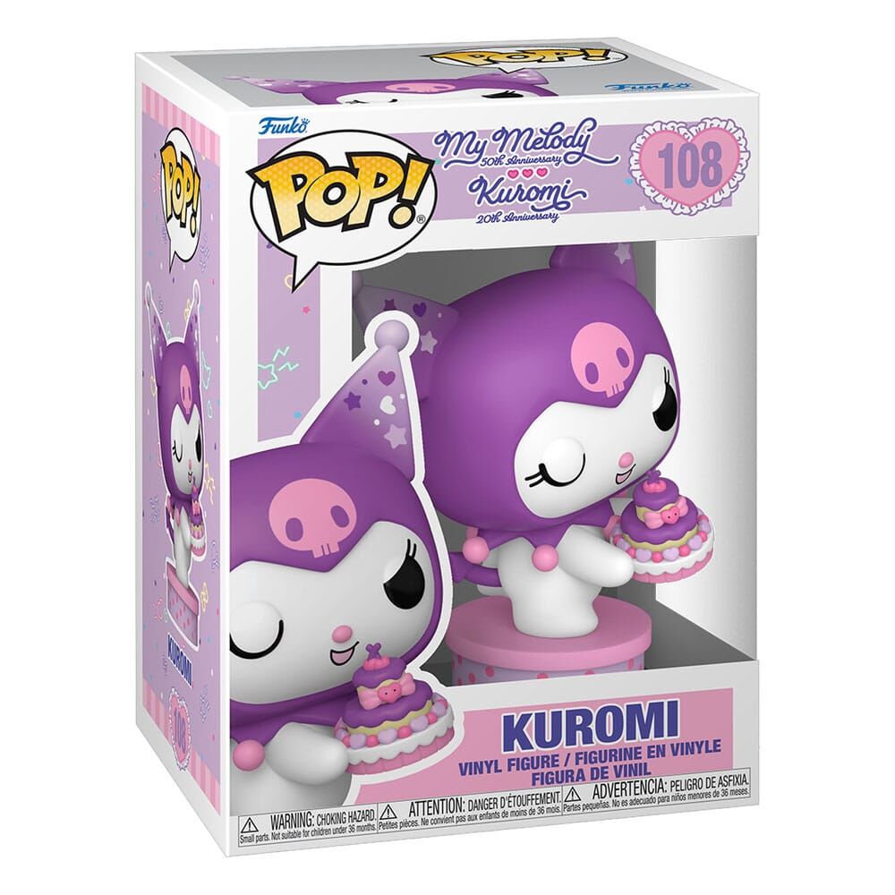 Funko Hello Kitty POP! My Melody #108 - Kuromi w/Cake (20th Anniversary) 9cm 