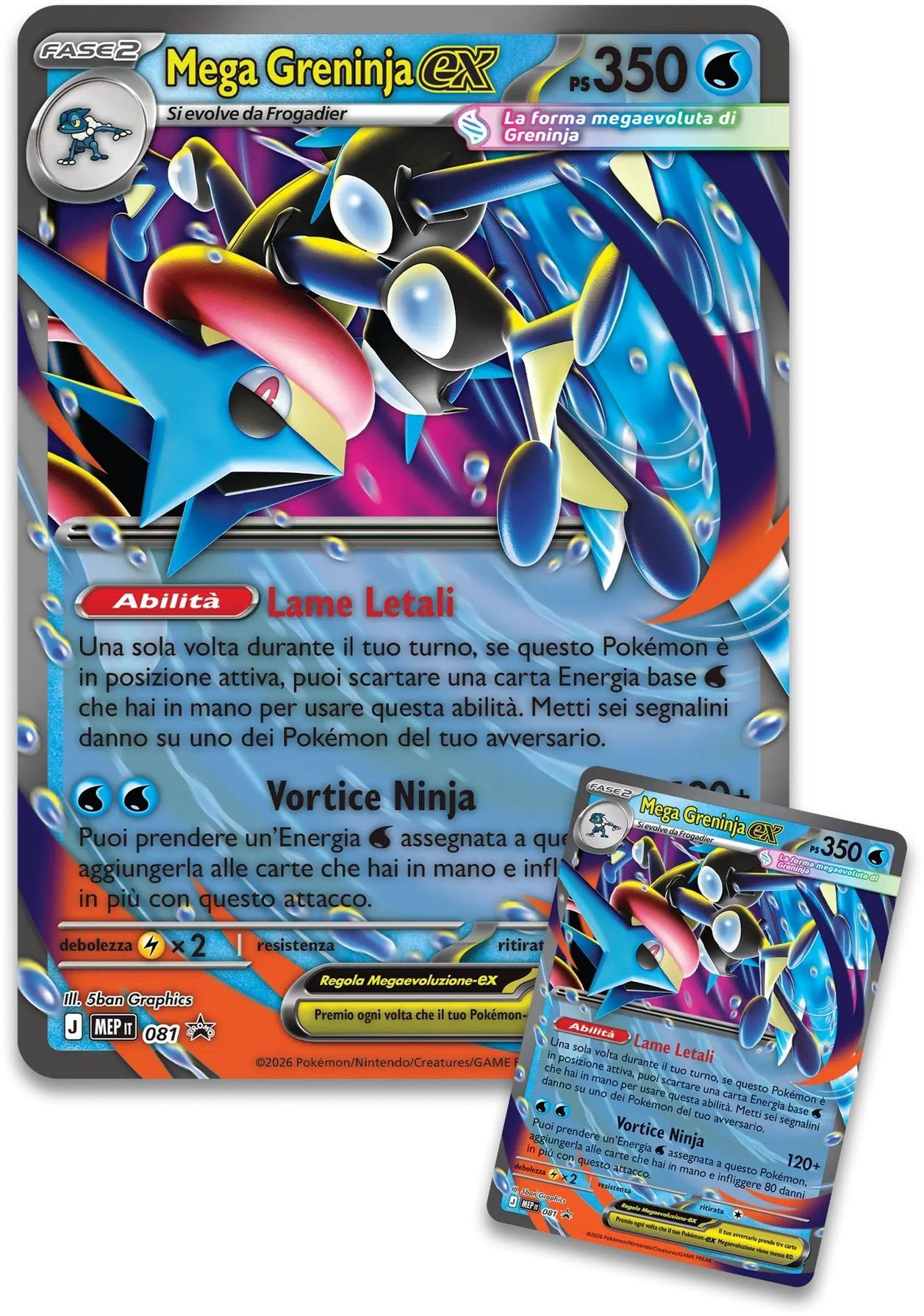 Pokémon TCG: Mega Greninja ex Premium Collection - IT