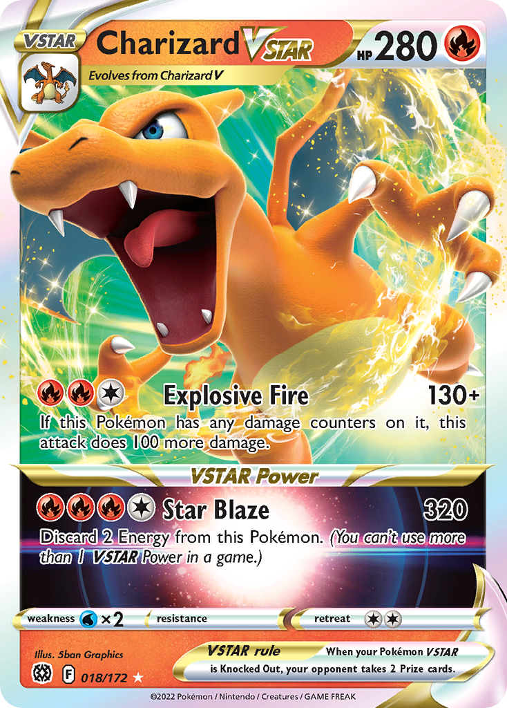 Charizard VSTAR - 018/172 - EN Charizard VSTAR - 018/172 - EN