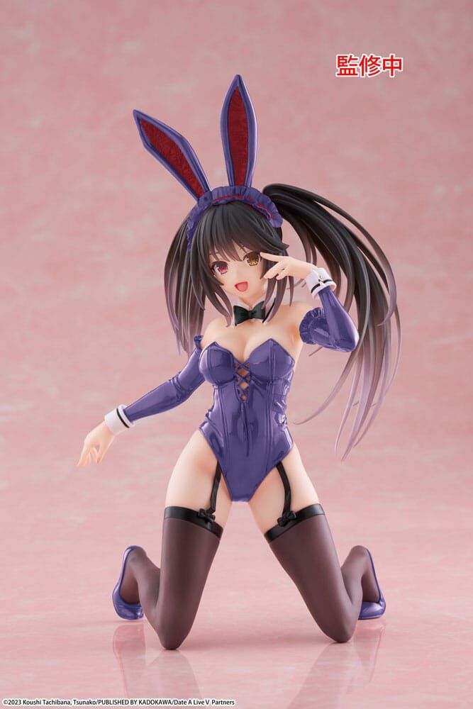 Date A Live V PVC Statue Desktop Cute Figure Kurumi Tokisaki Bunny Ver. Renewal 13 cm Date A Live V PVC Statue Desktop Cute Figure Kurumi Tokisaki Bunny Ver. Renewal 13 cm