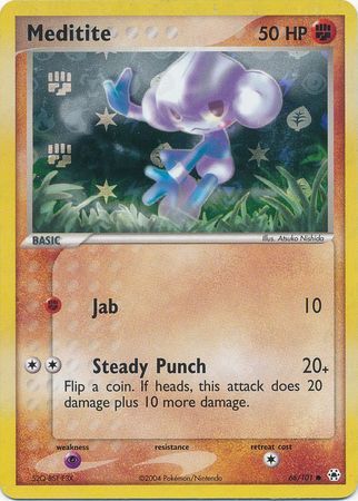 Meditite - 66/101 - Reverse Holo - EN Meditite - 66/101 - Reverse Holo - EN
