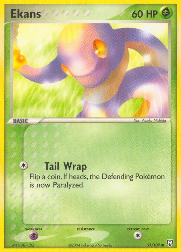 Ekans - 55/109 - Reverse Holo - EN Ekans - 55/109 - Reverse Holo - EN