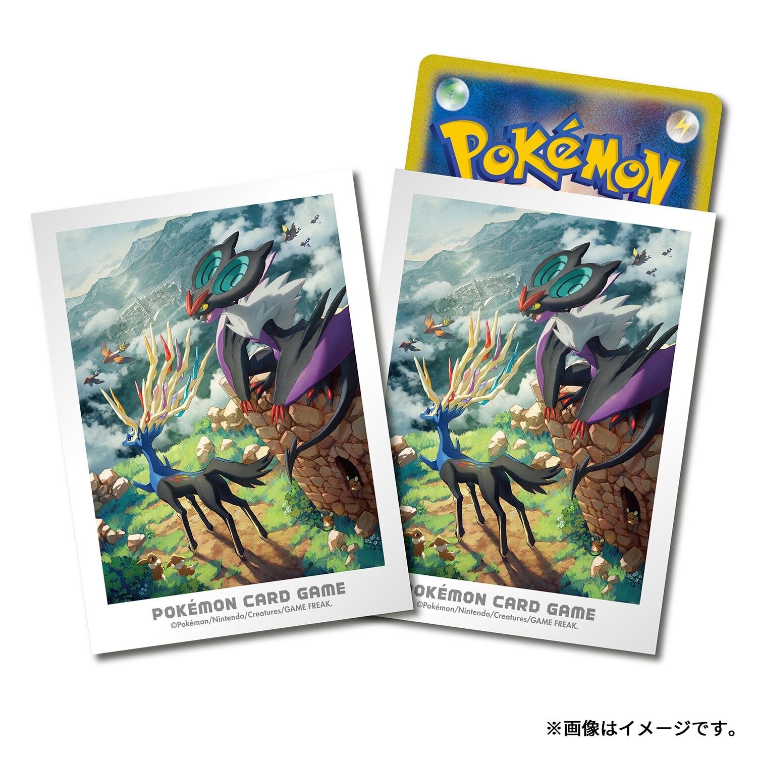 Pokemon Center Deck Sleeves Kalos Adventure Xerneas & Noivern Pokemon Center Deck Sleeves Kalos Adventure Xerneas & Noivern