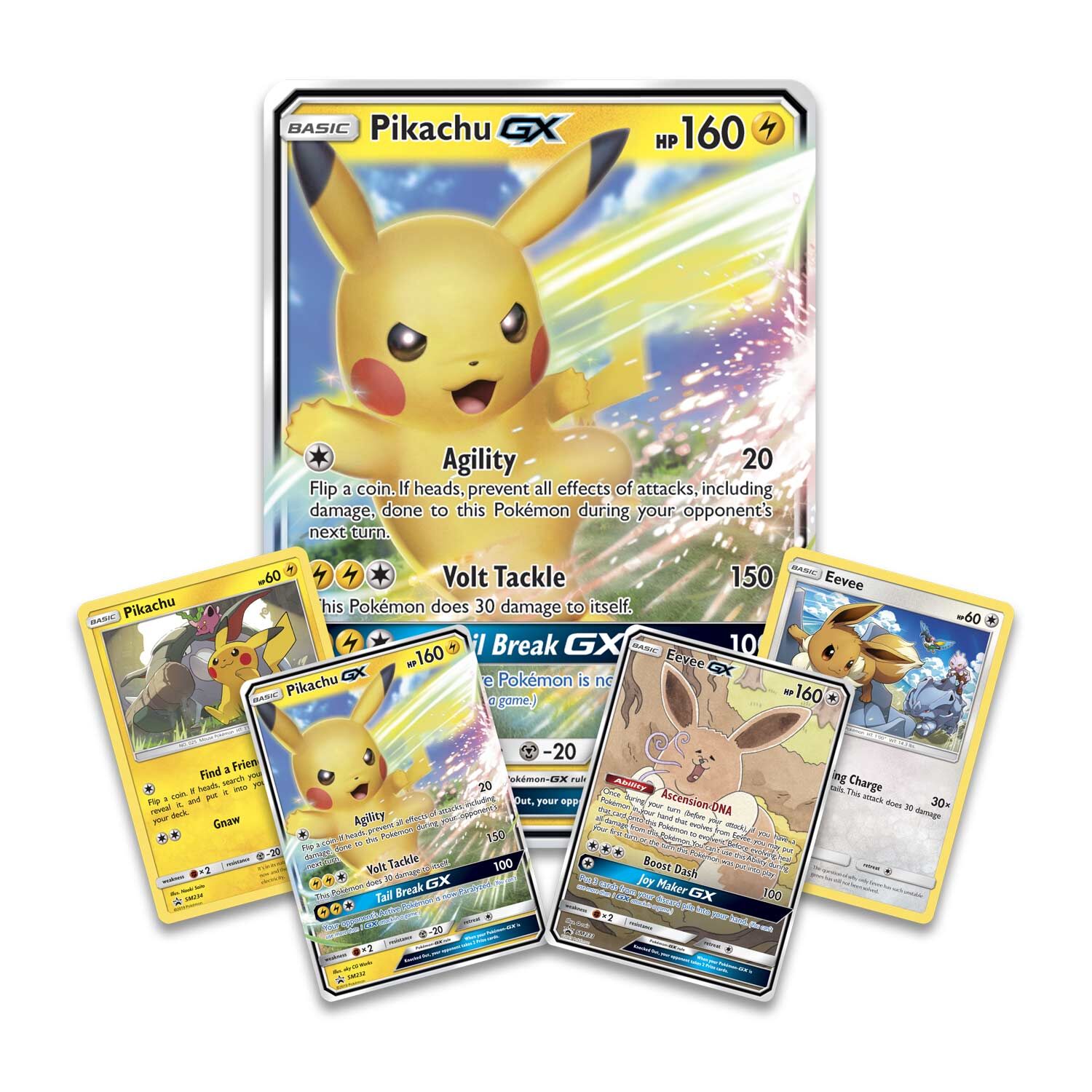 Pokémon Pikachu GX & Eevee GX Collection Box - EN