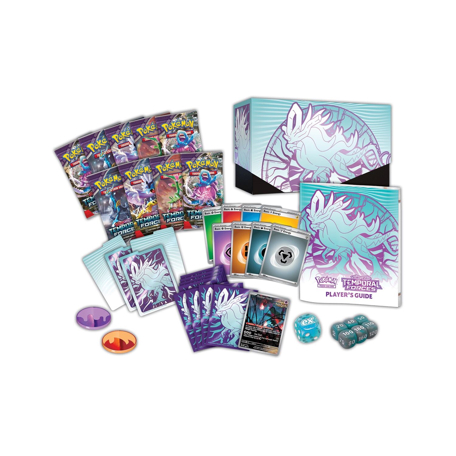 Pokémon TCG: Scarlet & Violet Temporal Forces Walking Wake Elite Trainer Box - EN
