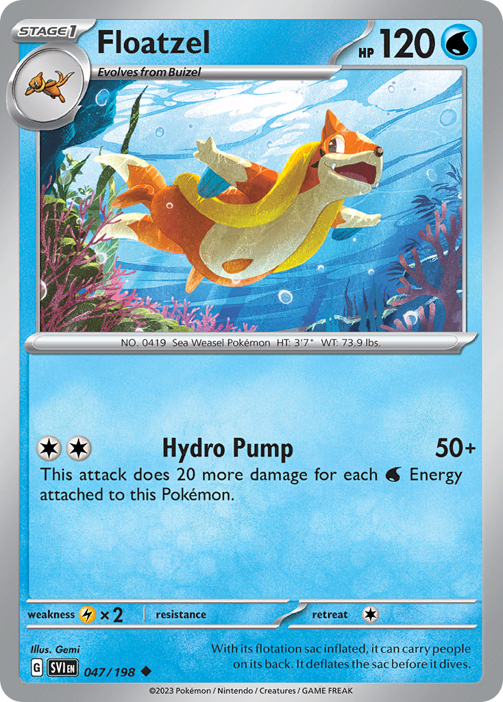 Floatzel - 047/198 - EN