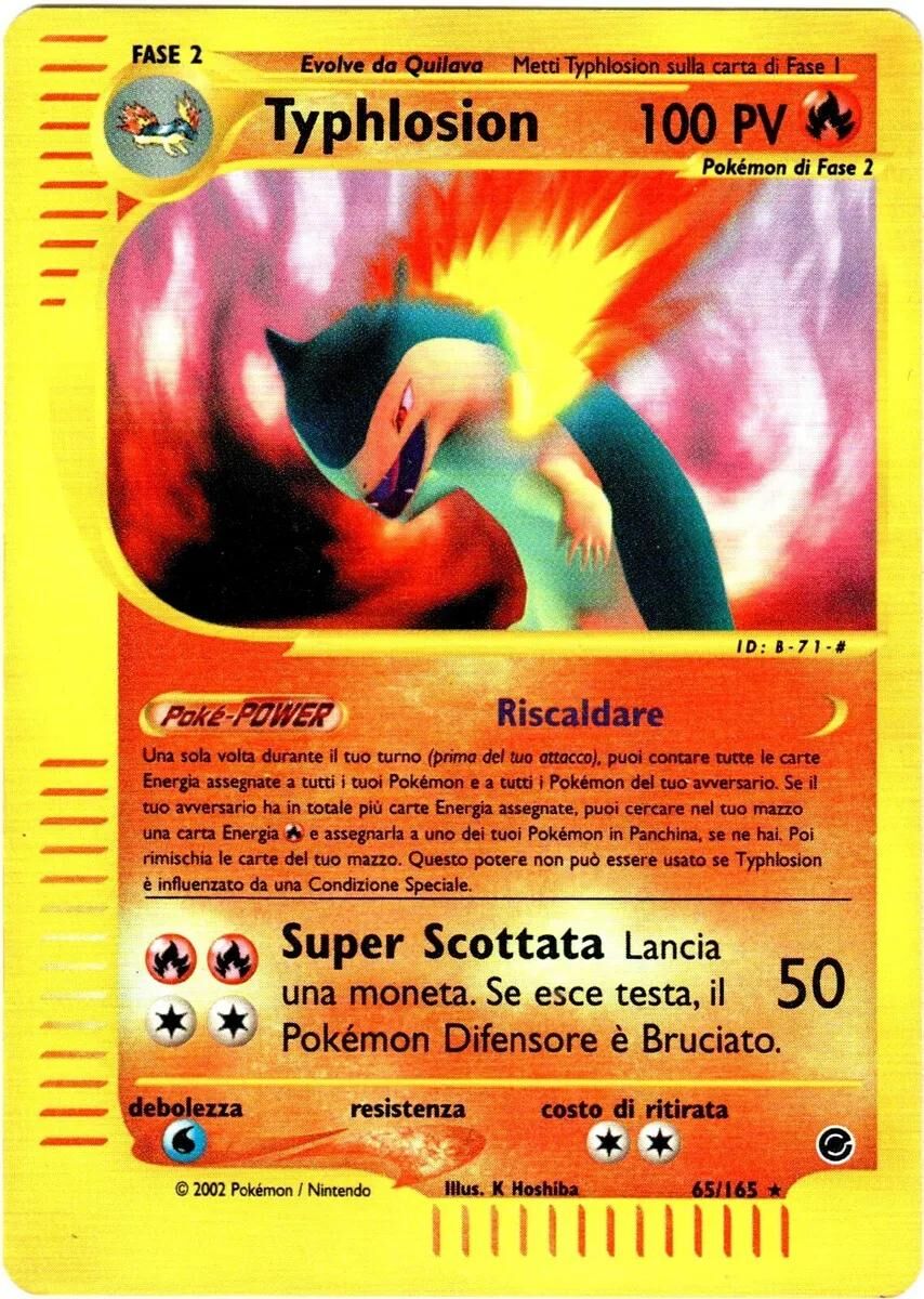 Typhlosion - 65/165 - Reverse Holo - EN Typhlosion - 65/165 - Reverse Holo - EN