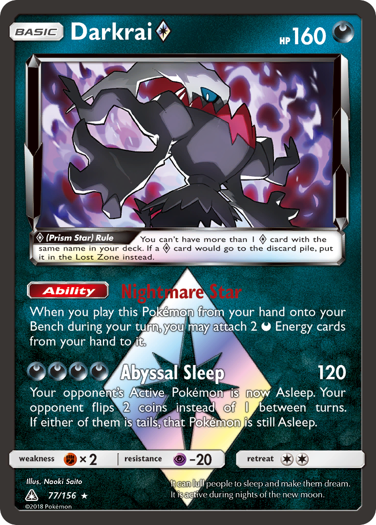 Darkrai Prism Star - 77/156 - EN Darkrai Prism Star - 77/156 - EN