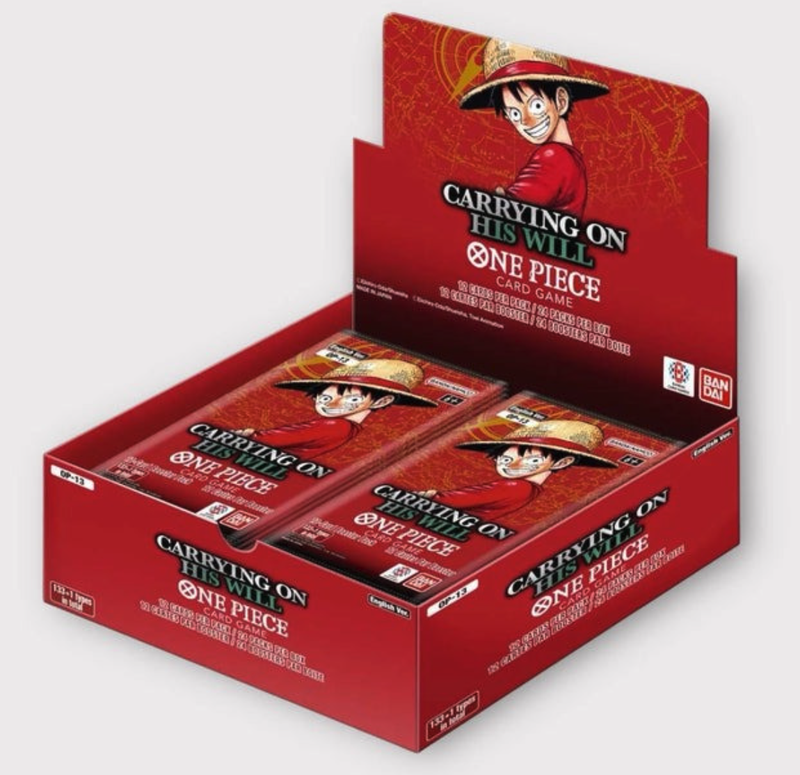 Carrying on His Will OP13 Booster Box (24) - One Piece Card Game - EN