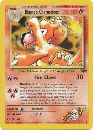 Blaine’s Charmeleon - 31/132 - Unlimited - EN