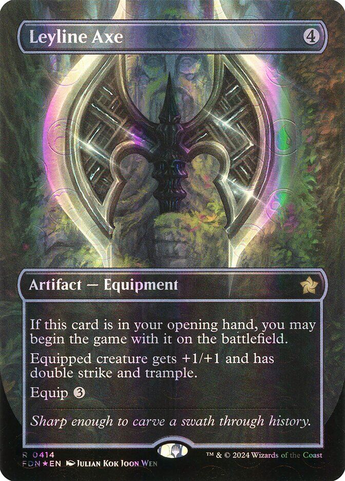 Leyline Axe - FDN 414 - Foil - EN - NM Leyline Axe - FDN 414 - Foil - EN - NM