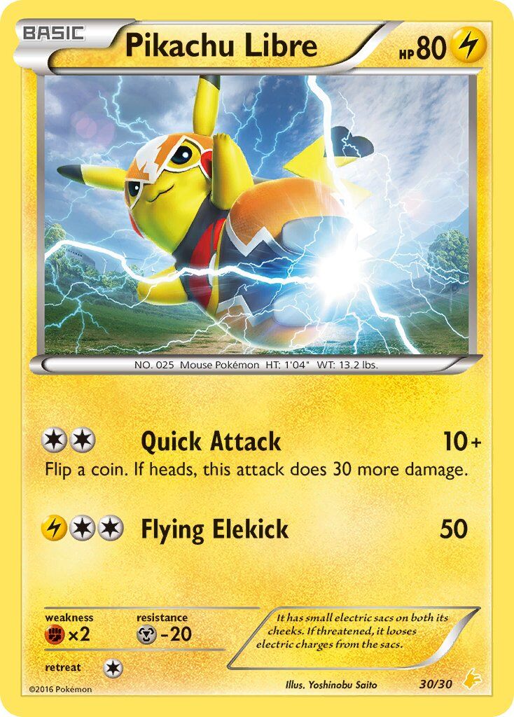 Pikachu Libre - 30/8 - EN Pikachu Libre - 30/8 - EN