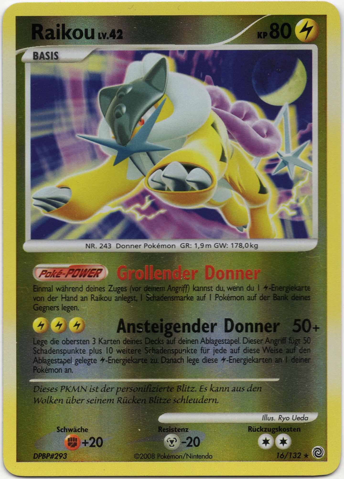 raikou-lv-42-16-132-poke-mon-tcg-near-mint Raikou LV.42 - 16/132 - Pokémon TCG (Near Mint)