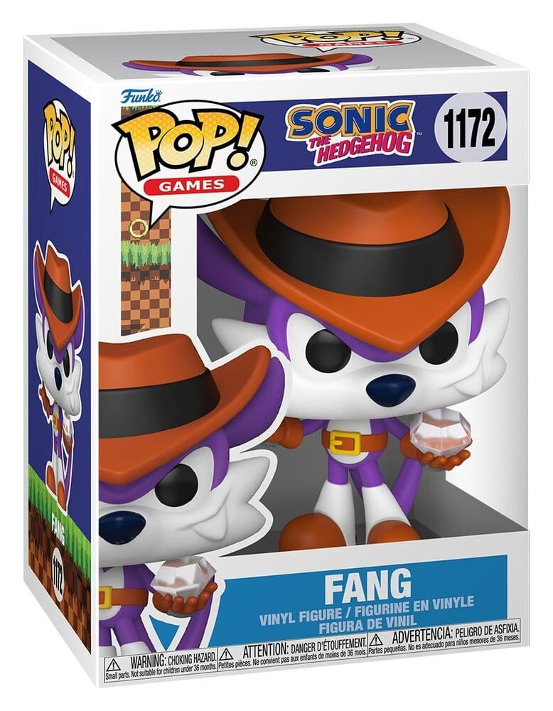 Sonic The Hedgehog POP! #1172 Vinyl Figur Fang 9 cm