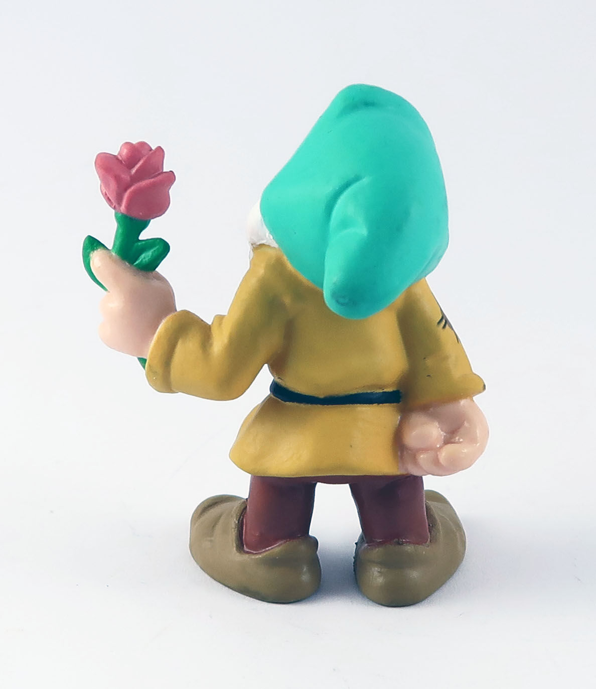 Zwerg mit Rose PVC Figur